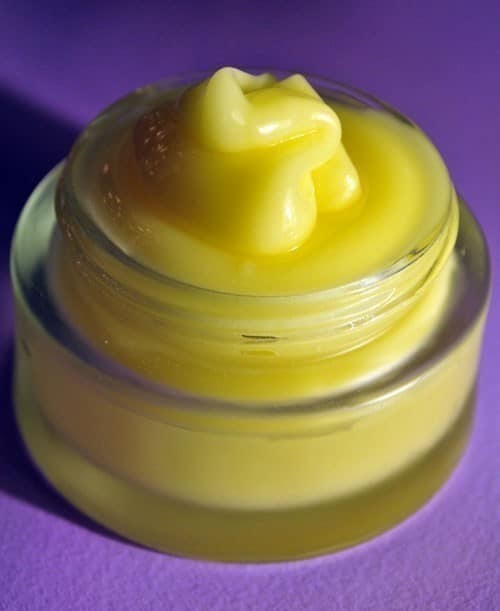 natural body cream with beeswax
