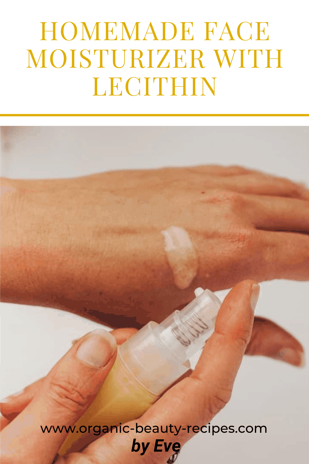 Homemade Face Moisturizer With Lecithin