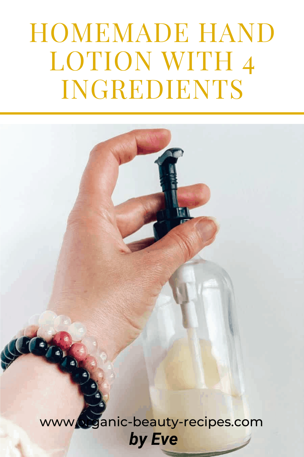 Homemade Hand Lotion with 4 ingredients