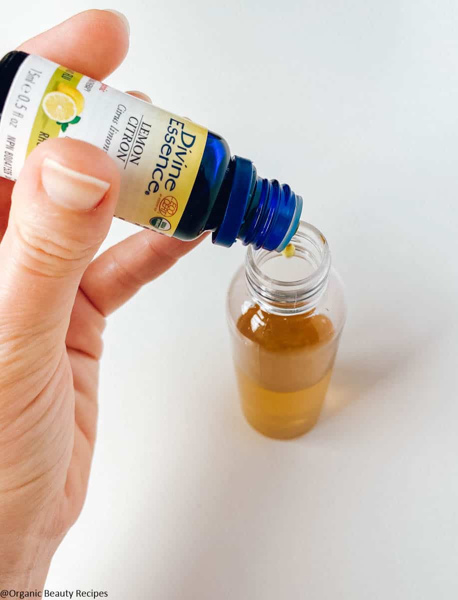 DIY cleaner with essential oils